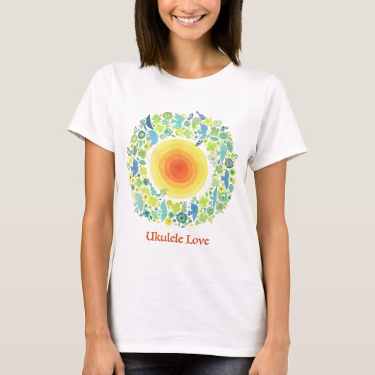 Ukulele Love T-shirt (Voorkant)