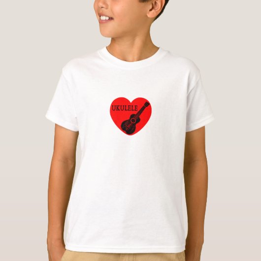 Ukulele Love T-shirt (Voorkant)