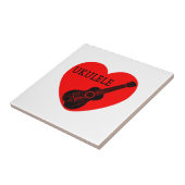 Ukulele Love Tegeltje (Zijkant)
