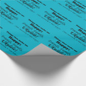 Ukulele maakt me gelukkig cadeaupapier (Hoek)