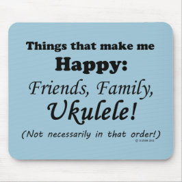 Ukulele maakt me gelukkig muismat