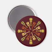 UKULELE magneet (Voorkant / Achterkant)