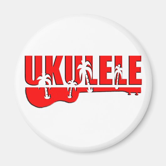 Ukulele Magneet (Voorkant)