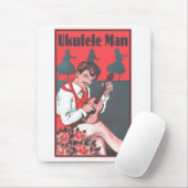 Ukulele Man Mousepad Muismat (Met muis)