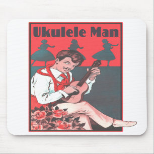 Ukulele Man Mousepad Muismat