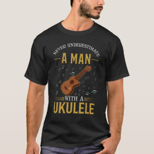 Ukulele Man Ukulele Speler Uke Ukulelist 1 T-shirt