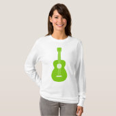 Ukulele - Martian Green T-shirt (Voorkant volledig)