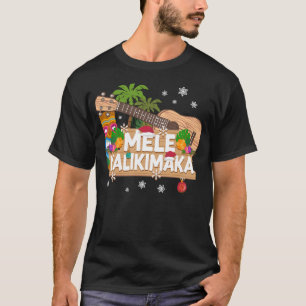 Ukulele Mele Kalikimaka Kerst T-shirt
