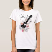 Ukulele met bloemen Gift T-shirt (Voorkant)