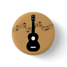 Ukulele met Muzieknoten