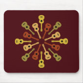 Ukulele mousepad muismat (Voorkant)