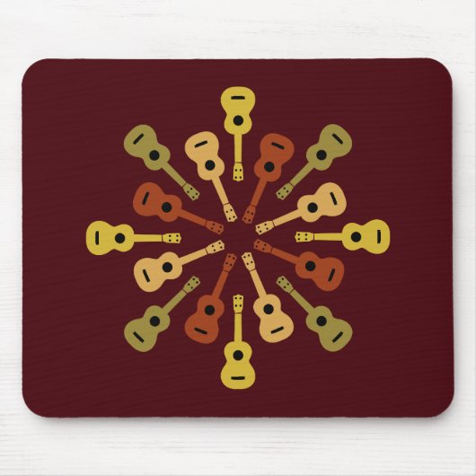 Ukulele mousepad muismat (Voorkant)
