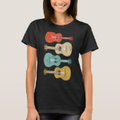 Ukulele Musician Uke Player Retro  Ukulele T-shirt (Voorkant)