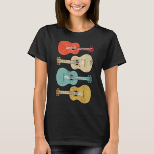 Ukulele Musician Uke Player Retro  Ukulele T-shirt