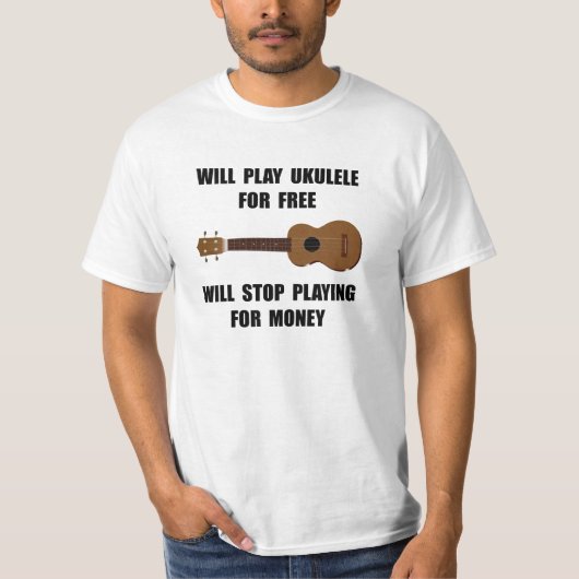 Ukulele Palling T-shirt (Voorkant)