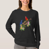 Ukulele Parrot T-shirt (Voorkant)