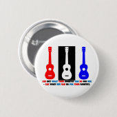 Ukulele Patriotisme Ronde Button 5,7 Cm (Voorkant /achterkant)