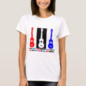 Ukulele Patriotisme T-shirt (Voorkant)