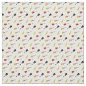 Ukulele Pattern Simple & Cute Musical Stof (Swatch)