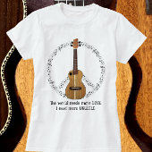 Ukulele Peace Sign World Needs Love T-Shirt