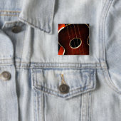 Ukulele Pin Vierkante Button 5,1 Cm (In situ)