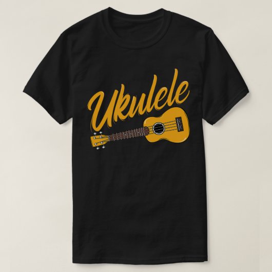 Ukulele Player Funny Music Instrument Guitar Lover T-shirt (Design voorkant)