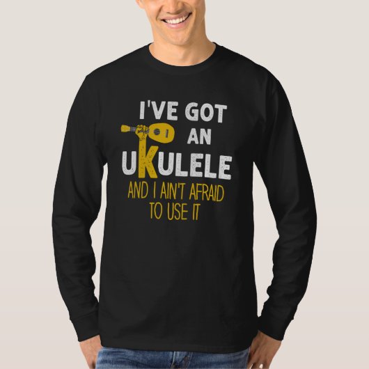 Ukulele Player Guitar Hawaiian Music Players Music T-shirt (Voorkant)