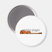 Ukulele Player Magazine Logo Magneet (Voorkant / Achterkant)