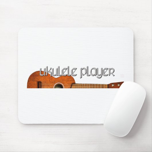 Ukulele Player Magazine Logo Muismat (Met muis)