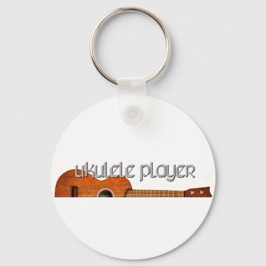 Ukulele Player Magazine Logo Sleutelhanger (Voorkant)