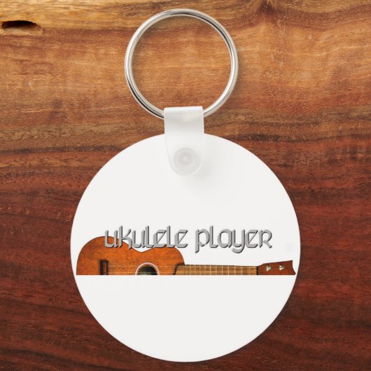 Ukulele Player Magazine Logo Sleutelhanger (Voorkant)