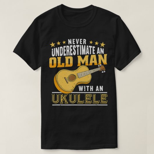 Ukulele Player Musicus Guitar Gift Ukulele T-shirt (Design voorkant)