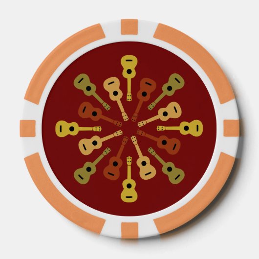 Ukulele poker chips (Voorkant)