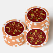 Ukulele poker chips (Opstapeling)