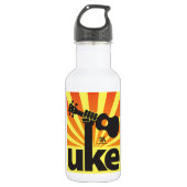 Ukulele Power Waterfles (Voorkant)