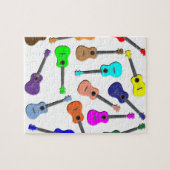Ukulele Rainbow Legpuzzel (Horizontaal)