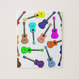 Ukulele Rainbow Legpuzzel
