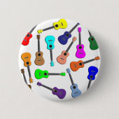 Ukulele Rainbow Ronde Button 5,7 Cm (Voorkant)
