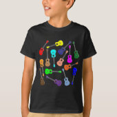 Ukulele Rainbow T-shirt (Voorkant)