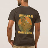 Ukulele Rangers Singing Beer (back) met Pocket Log T-shirt (Achterkant)