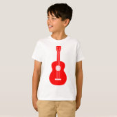 Ukulele - Red T-shirt (Voorkant volledig)