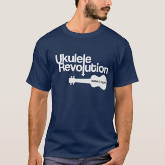 Ukulele Revolutie Donkere T-shirt