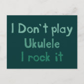 Ukulele Rock It Briefkaart (Voorkant)