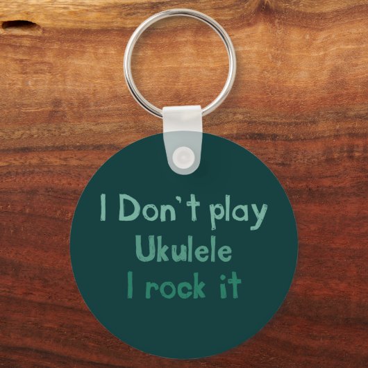 Ukulele Rock It Sleutelhanger (Voorkant)