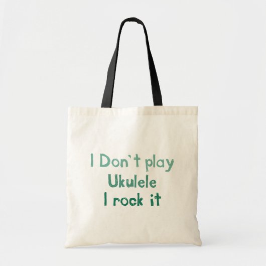 Ukulele Rock It Totebag Tote Bag (Voorkant)