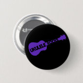 Ukulele Rocks Ronde Button 5,7 Cm (Voorkant /achterkant)