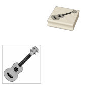 Ukulele Rubberstempel (Gestempeld)