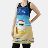 Ukulele Santa Claus  Schort (Insitu)