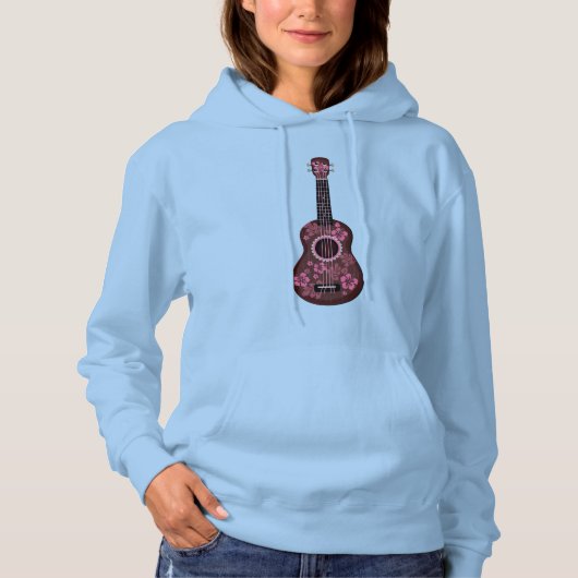 Ukulele shirten en jassen hoodie (Voorkant)