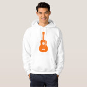 Ukulele - Sinaasappel Hoodie (Voorkant volledig)